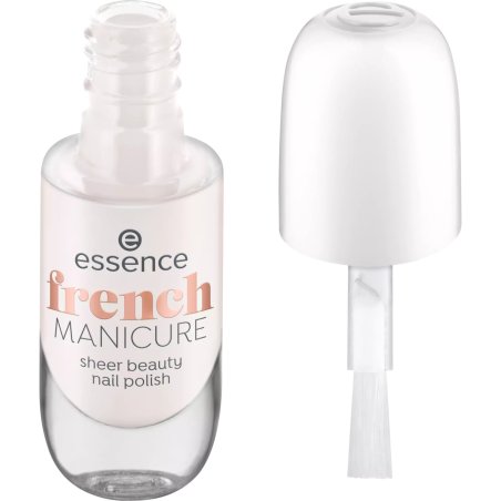 Essence french MANICURE sheer beauty vernis à ongles 8 ml Blanc Gloss
