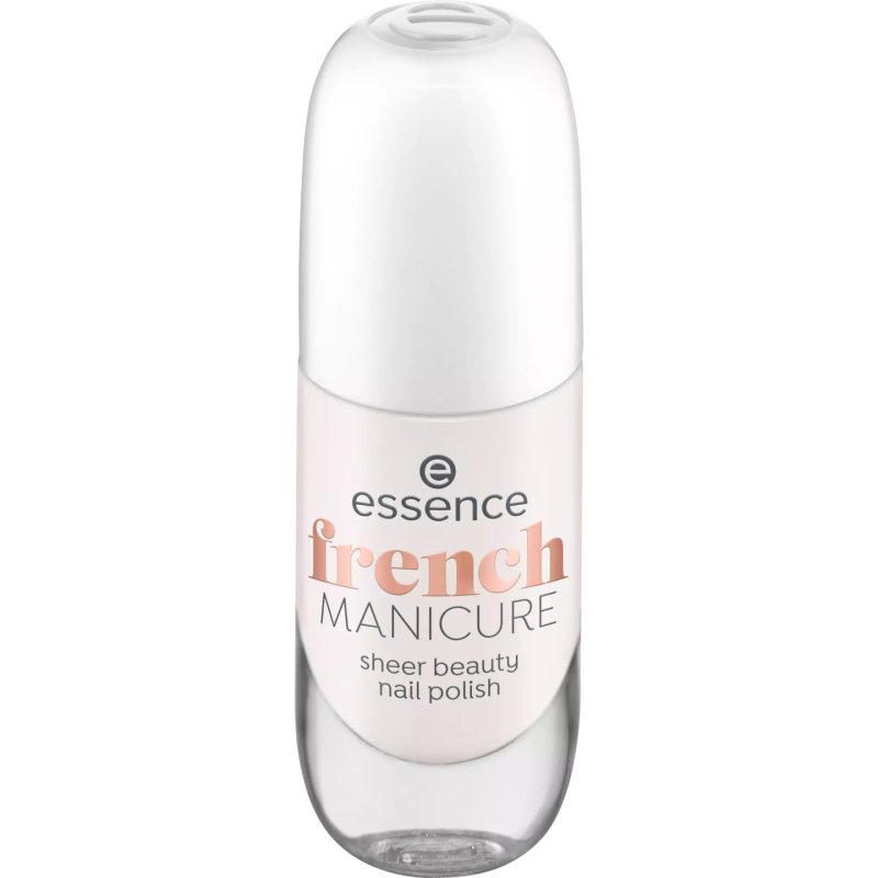 Essence french MANICURE sheer beauty vernis à ongles 8 ml Blanc Gloss