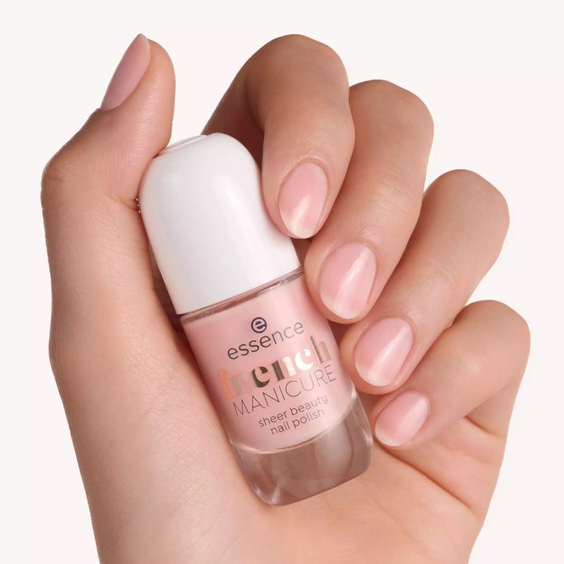 Essence french MANICURE sheer beauty vernis à ongles 8 ml Blanc Gloss