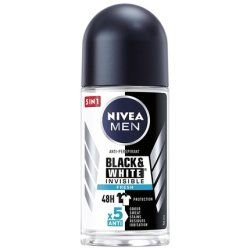 NIVEA Black&White Invisible Fresh Roll-On Antiperspirant 50ml