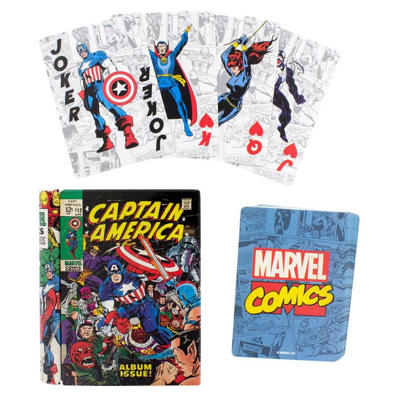 MARVEL - Comic Books Designs - Jeu de Cartes à Jouer