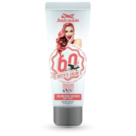 Hairgum Sunset Coral Sixty'S Colour Cream 60ml