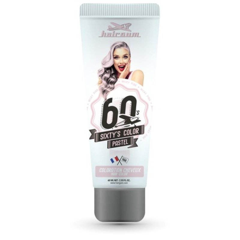 Hairgum Milky Pink Sixty'S Colour Cream 60ml