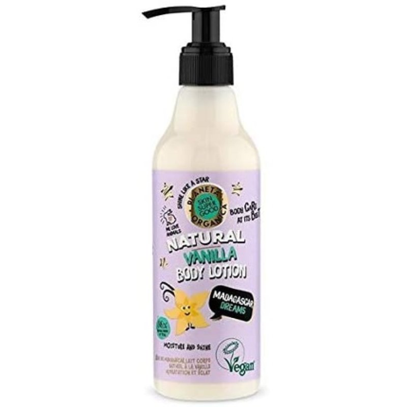 Planeta Organica Natural Vanilla Body Lotion Madagascar Dreams 250ml