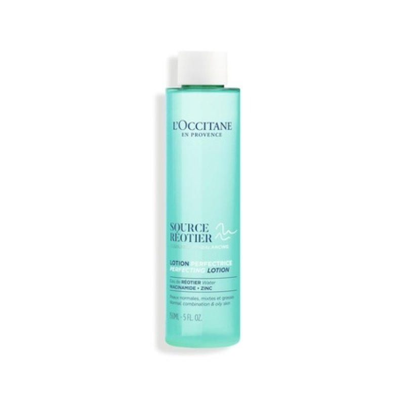 L'Occitane Source Reotier Perfecting Lotion for Balanced and Toned Skin with Hyaluronic Acid