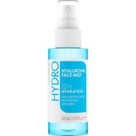 Catrice Hydro Hyaluronic Face Mist Fixing Spray Transparent Moisturizing Nourishing Natural for Sensitive Skin Vegan