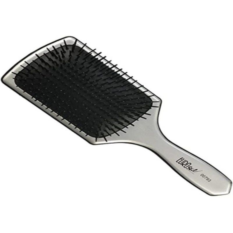 EUROSTIL Chrome Metal Rectangular Brush 200g - Standard