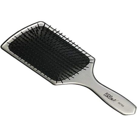 EUROSTIL Chrome Metal Rectangular Brush 200g - Standard