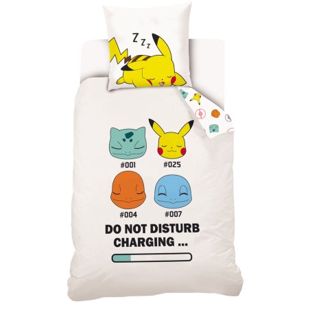 STOCK1 - Pokemon premium cotton duvet cover bed 90cm