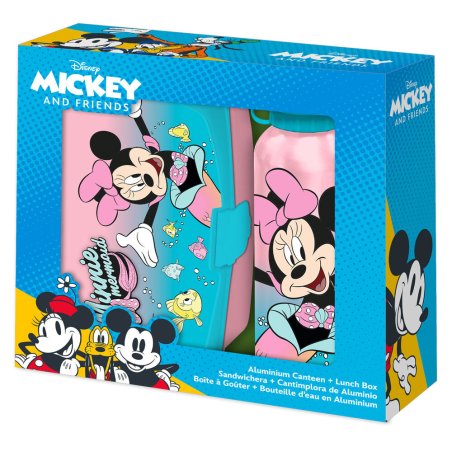 Disney Minnie Lunch box aluminium bottle set 500ml