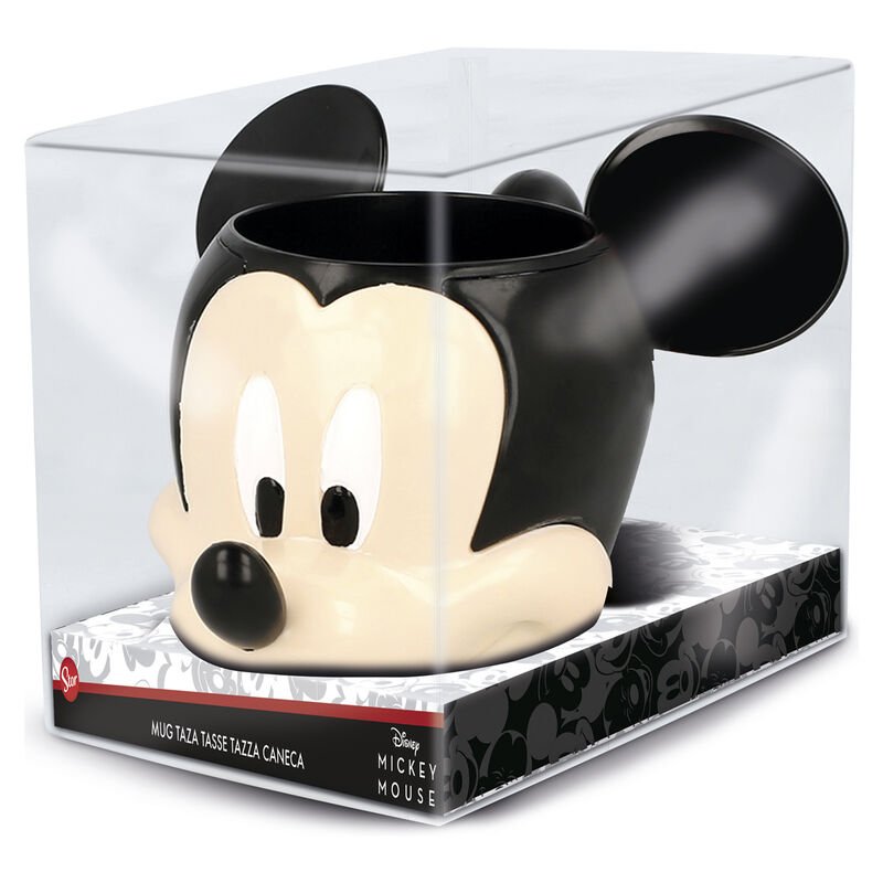 Stor Young Adult - Disney - Mug 3D en Dolomite en Boîte Cadeau - Tête de Mickey Mouse - 355 ML