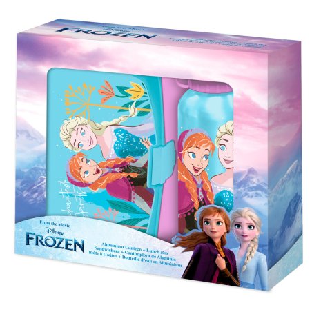 Disney Frozen Lunch box aluminium bottle set 500ml