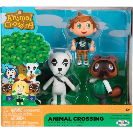 NINTENDO SET DE 3 FIGURINES ANIMAL CROSSING