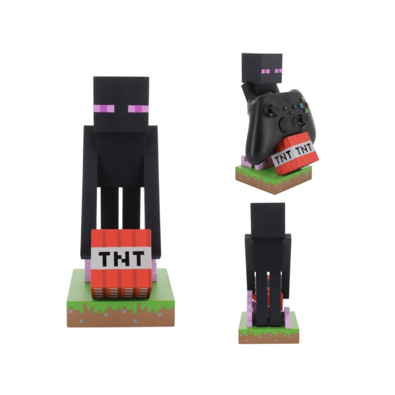 MINECRAFT - Enderman - Support Manette & Portable - 20cm