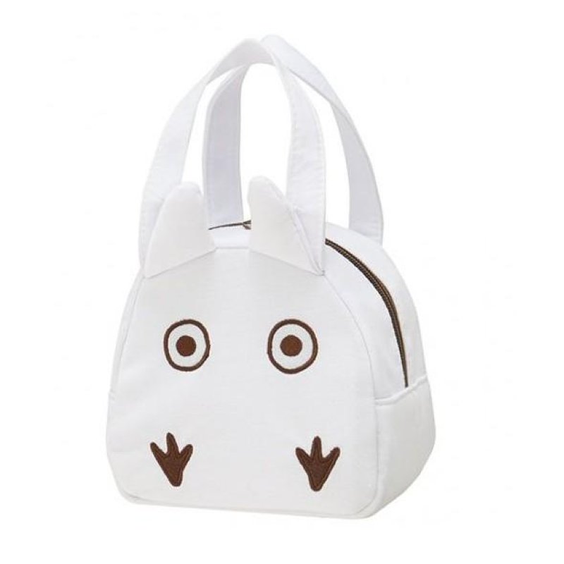 Mon Voisin Totoro - Sac à Lunch Totoro Blanc Tissu