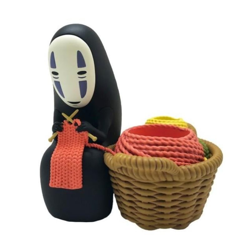 LE VOYAGE DE CHIHIRO - No Face tricote - Figurine Pot à Crayons 7.5cm