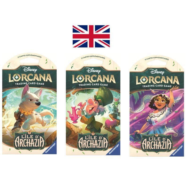 Disney Lorcana TCG: Archazia's Island - Blister Booster (1x random cardboard blister)