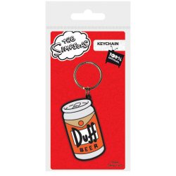 Les Simpsons - Duff Porte-Clef en Caoutchouc
