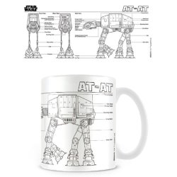 STAR WARS - Mug - 300 ml - AT-AT Sketch