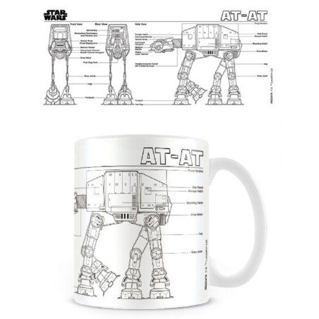 STAR WARS - Mug - 300 ml - AT-AT Sketch
