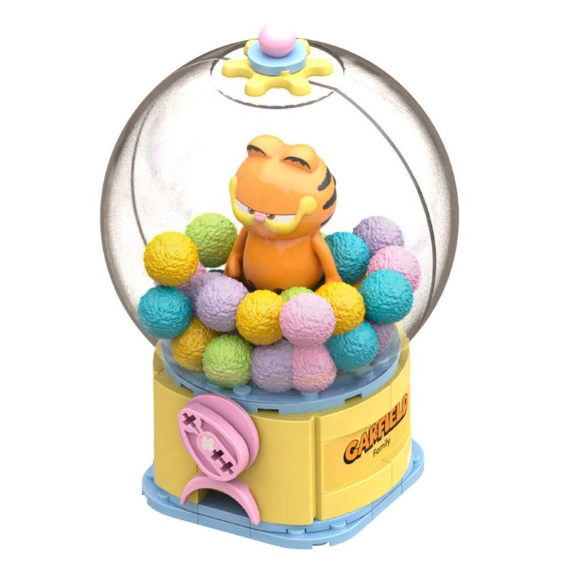 Garfield Gumball Machine Construction Kit 128pcs
