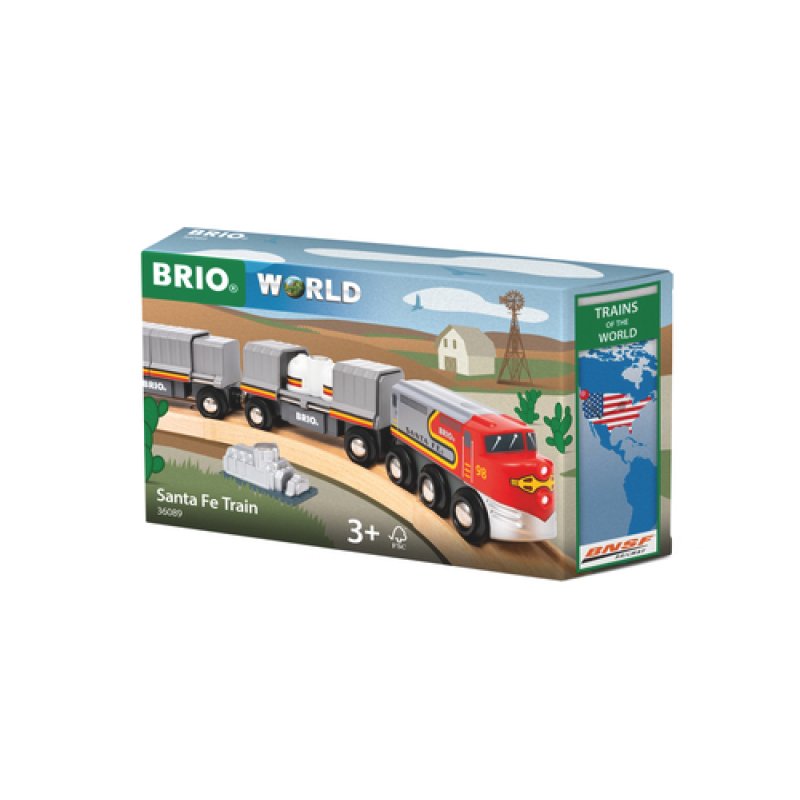 BRIO - Santa Fe Train (Trains of the World) - (36089)