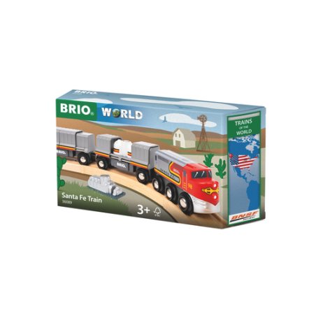 BRIO - Santa Fe Train (Trains of the World) - (36089)