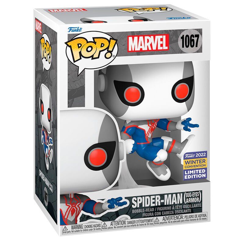 Funko Pop! Marvel: Spider-Man (Bug-Eyes Armor) - Smartoys Exclusive