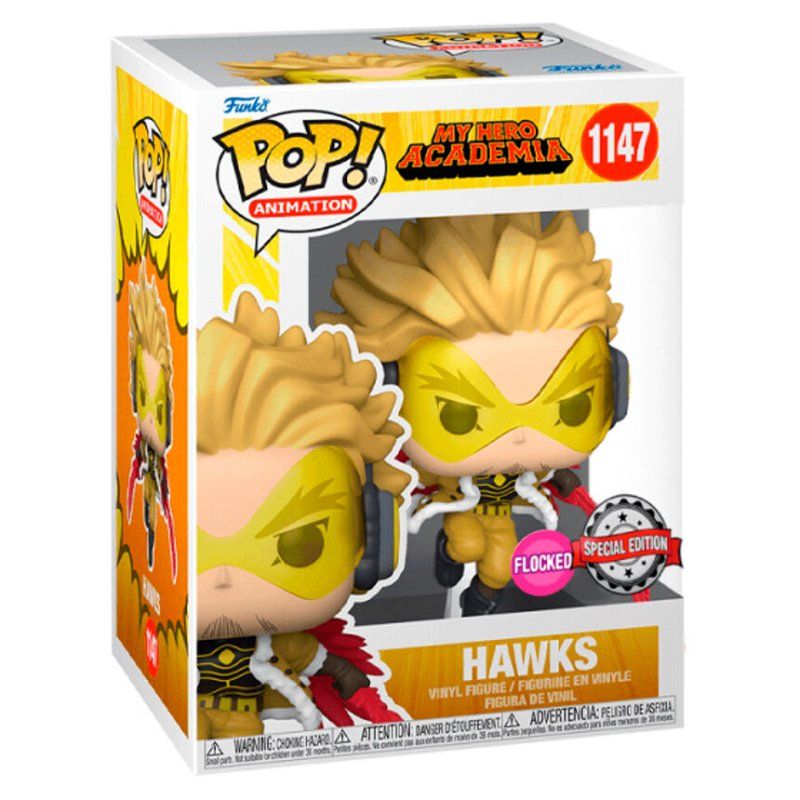 Funko Pop! Animation: My Hero Academia - Hawks (Flocked) (Special Edition)