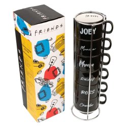 Friends set of 6 mugs 150ml