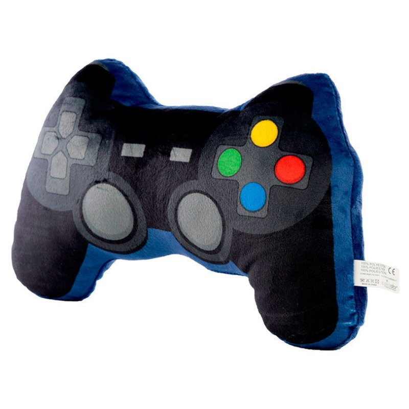 Game Over Game Controller shaped plush cushion