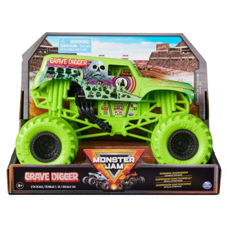 Monster Jam - Offizieller Grave Digger Monster Truck (Maßstab 1:24)
