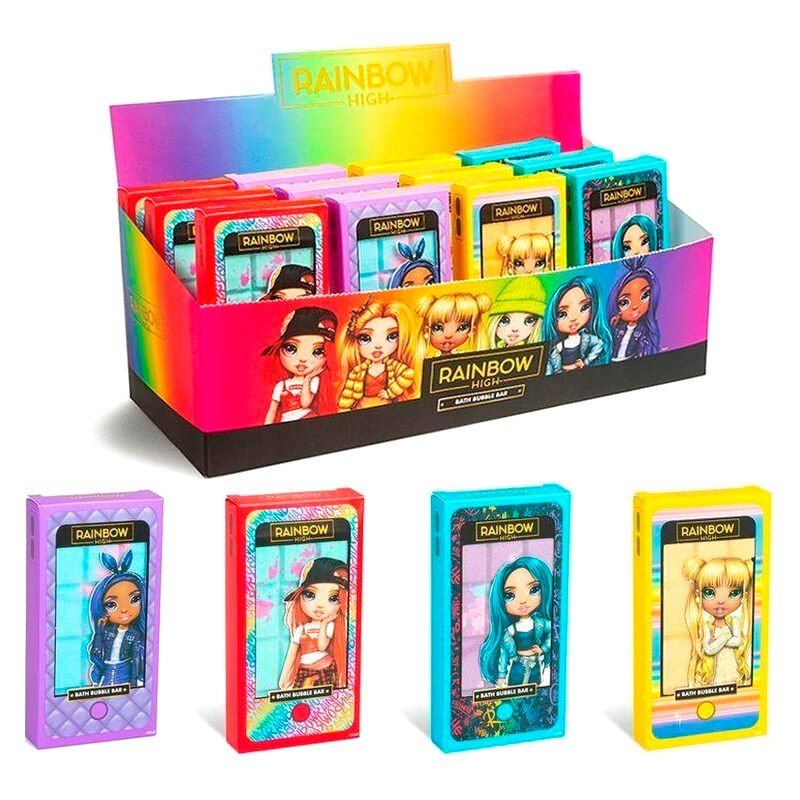 Display 12 bath bubble tablets Rainbow High