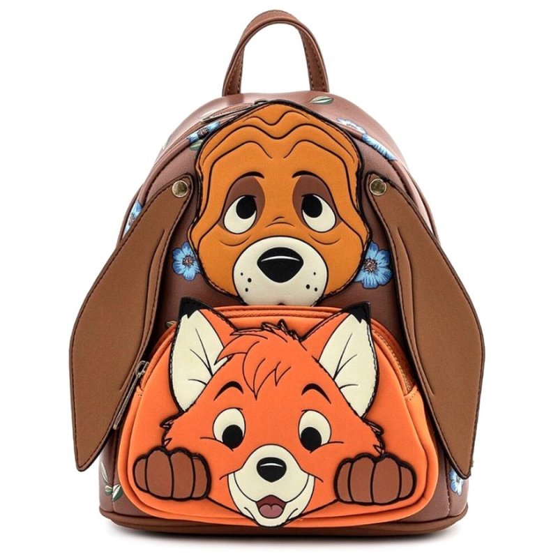 Loungefly Disney Fox and Hound Copper Todd backpack 26cm