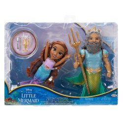 Disney The Little Mermaid Ariel Triton doll 15cm