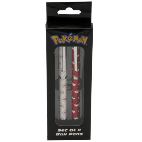 Pokémon - Lot de 2 stylos à bille Pokéball