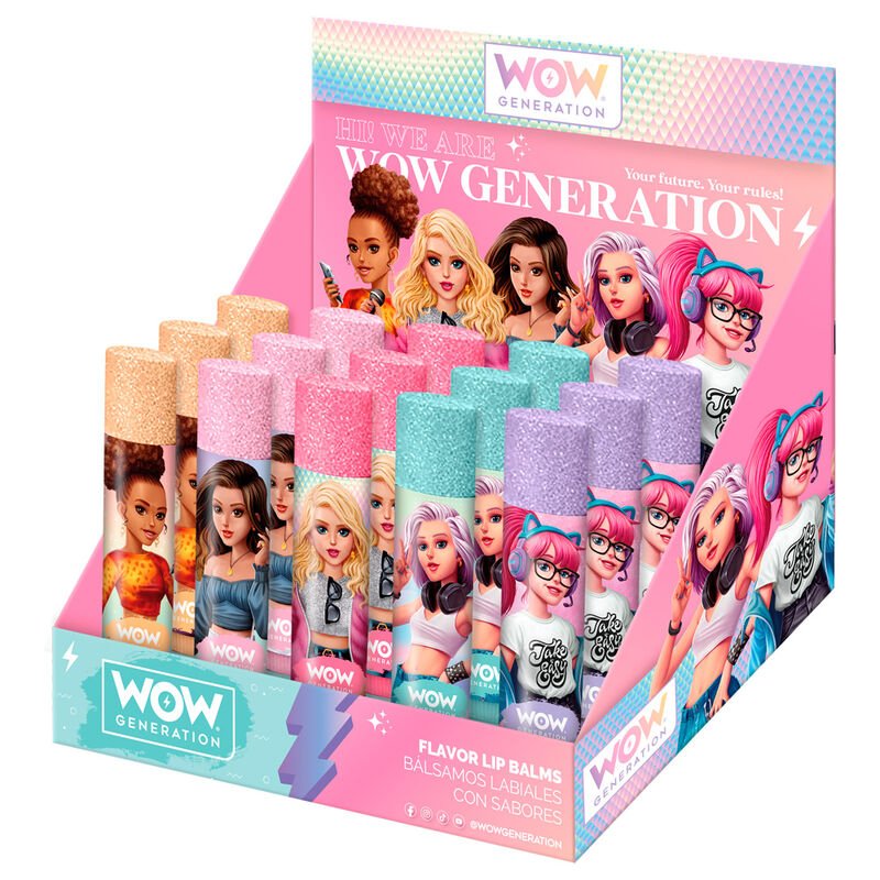Wow Generation flavoured assorted lip balm