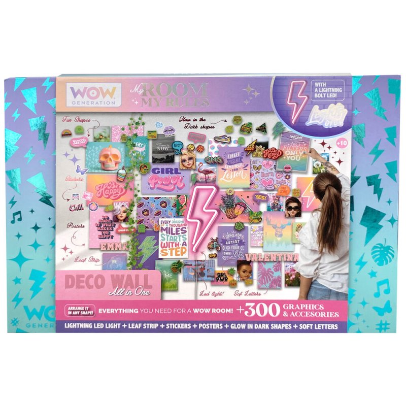 Wow Generation LED Light Decoration Kit Graphics and Accessories