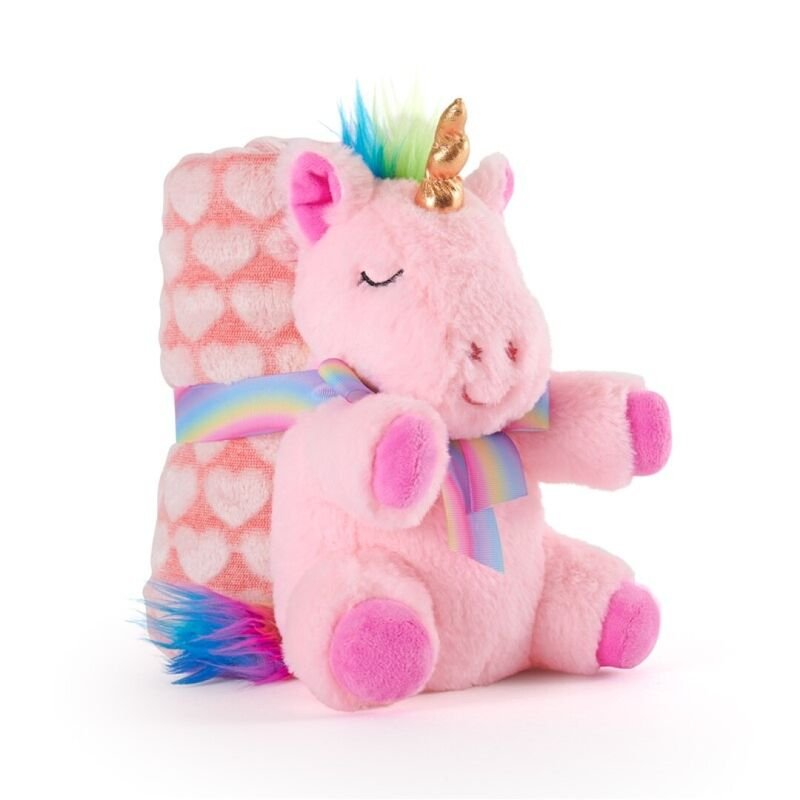 Lily Unicorn Soft blanket plush toy 22cm