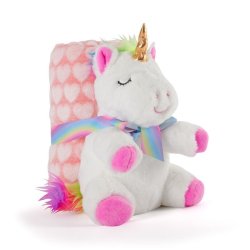 Tiara Unicorn Soft blanket plush toy 22cm