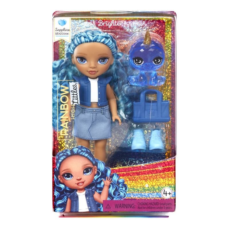 MGA Rainbow High Littles Dolls- Sapphire (Blue)