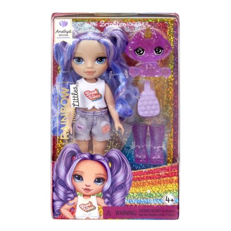 MGA Rainbow High Littles Dolls- Amethyst (Purple)