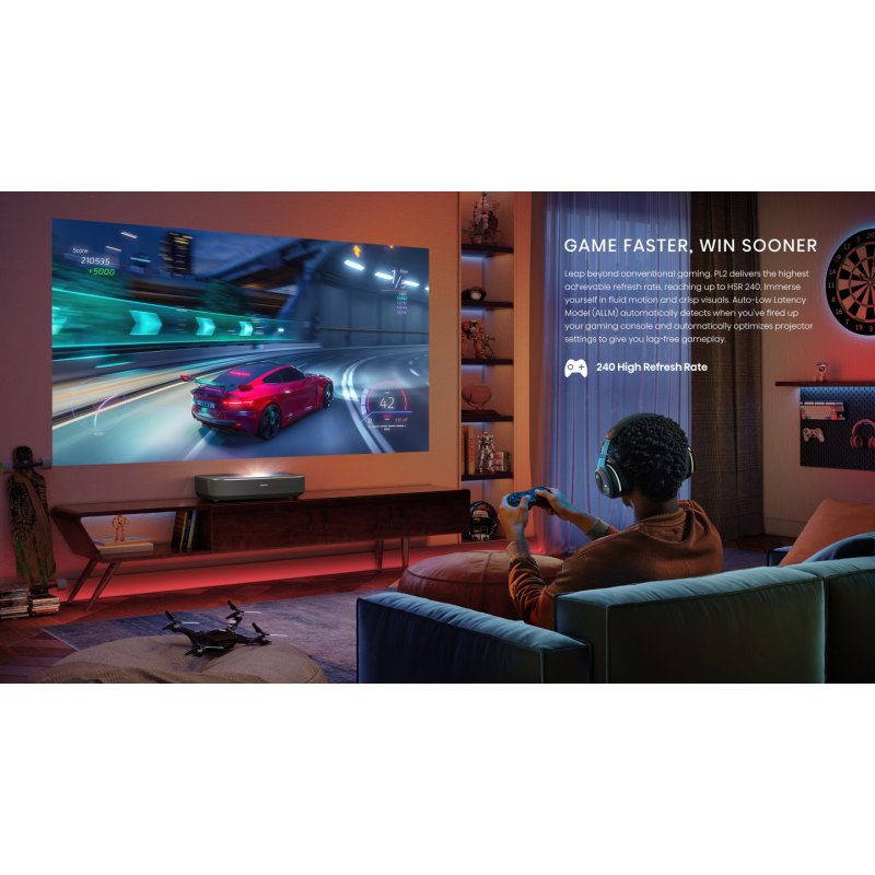 Hisense Laser TV PL2 vidéo-projecteur Projecteur à focale ultra courte 2700 ANSI lumens DLP UHD 4K (3840x2160)