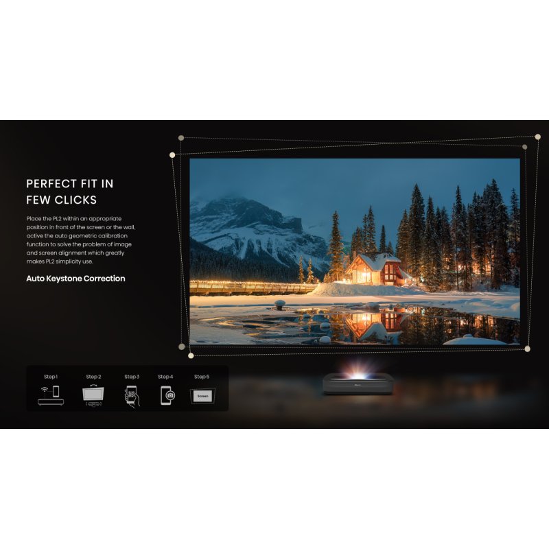 Hisense Laser TV PL2 vidéo-projecteur Projecteur à focale ultra courte 2700 ANSI lumens DLP UHD 4K (3840x2160)