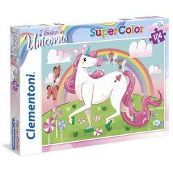 Clementoni I Believe in Unicorns Jeu de puzzle 104 pièce(s) Dessins animés