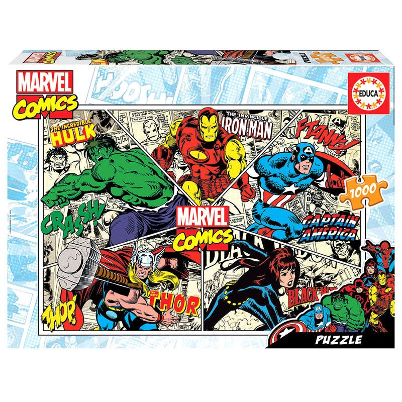 Educa Marvel Comics Jigsaw puzzle 1000 pc(s)