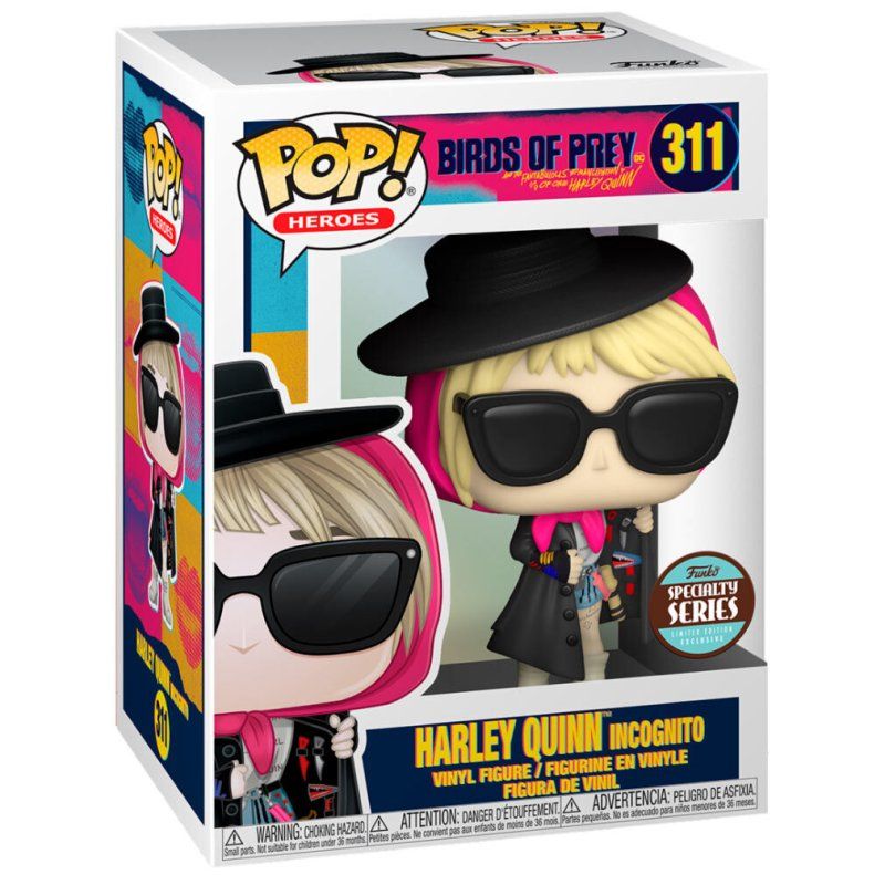 Birds of Prey POP! Animation Vinyl figurine Harley Quinn (Incognito) Special Edition 9 cm