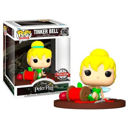 Peter Pan POP! Deluxe Vinyl figurine Tinker Bell on Spool 9 cm