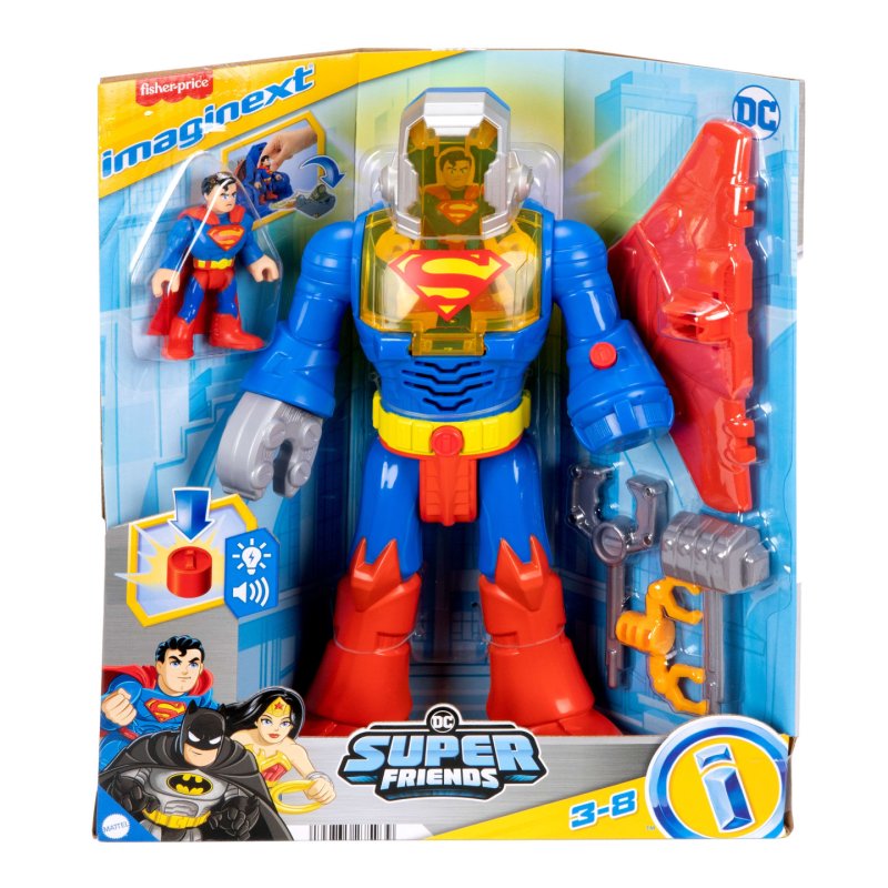 Fisher-Price Imaginext DC Super Friends Superman Insider & Exo Suit