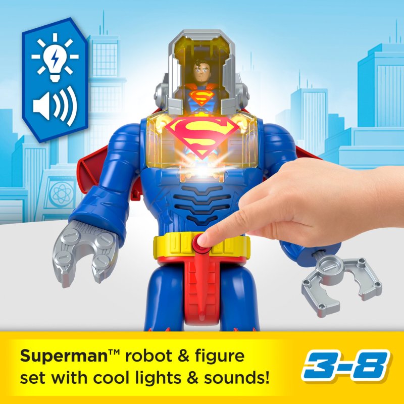 Imaginext DC Super Friends Superman Insider im Exo-Anzug
